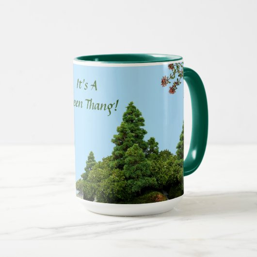 Coffee? "GreenThang" Meerkat Animal Cup Mok (Voorkant rechts)