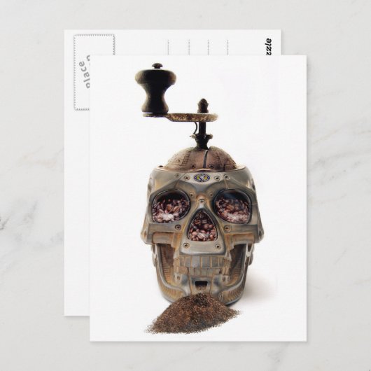 Coffee Grinder Briefkaart (Voorkant / Achterkant)