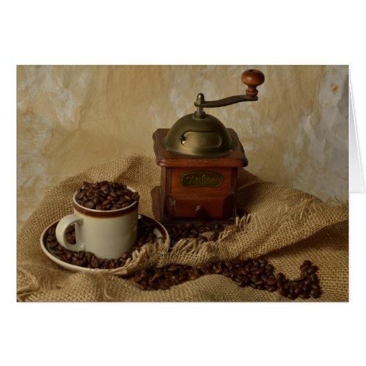 Coffee Grinder en Cup (Voorkant Horizontaal)