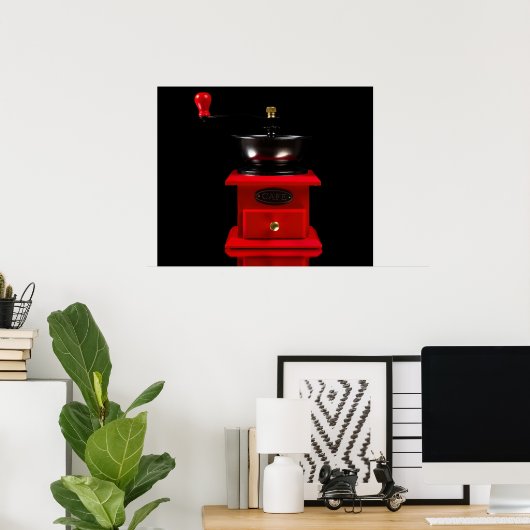 Coffee grinder poster (Thuiskantoor)