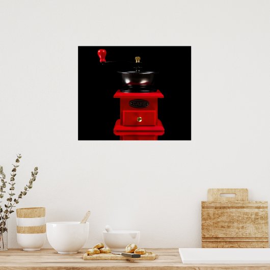 Coffee grinder poster (Keuken)