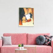 Coffee Grinder van Juan Gris,  Cubistische kunst Canvas Afdruk (Insitu (Woonkamer))