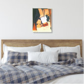 Coffee Grinder van Juan Gris,  Cubistische kunst Canvas Afdruk (Insitu (Slaapkamer))