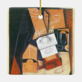 Coffee Grinder van Juan Gris,  Cubistische kunst Keramisch Ornament (Achterkant)