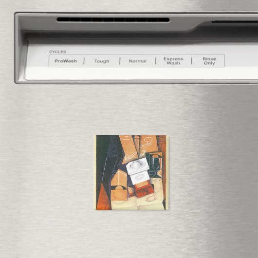 Coffee Grinder van Juan Gris,  Cubistische kunst Magneet (Insitu (Vaatwasser))