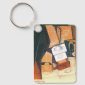 Coffee Grinder van Juan Gris,  Cubistische kunst Sleutelhanger (Voorkant)