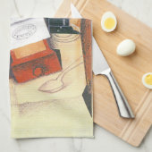 Coffee Grinder van Juan Gris,  Cubistische kunst Theedoek (Quarter Fold)