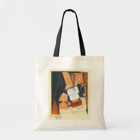 Coffee Grinder van Juan Gris,  Cubistische kunst Tote Bag (Voorkant)