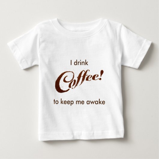 Coffee Grounds Coffee - Baby T-shirt (Voorkant)