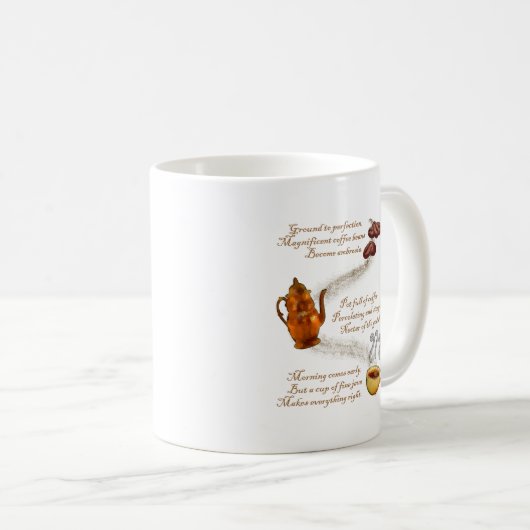 Coffee Haiku-Mokken en -bekers Koffiemok (Voorkant rechts)