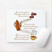 Coffee Haiku Mousepad Muismat (Met muis)