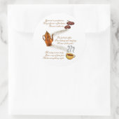 Coffee Haiku Sticker (Tas)