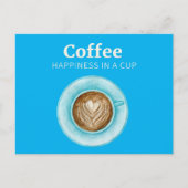 Coffee Happy Briefkaart (Voorkant)