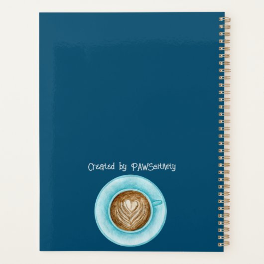 Coffee Happy Planner (Achterkant)