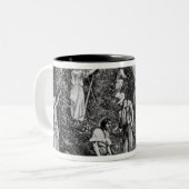 Coffee Harvest Tweekleurige Koffiemok (Voorkant links)