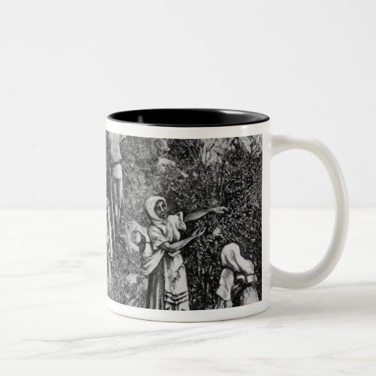 Coffee Harvest Tweekleurige Koffiemok (Rechts)