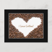 Coffee Heart Briefkaart (Voorkant)