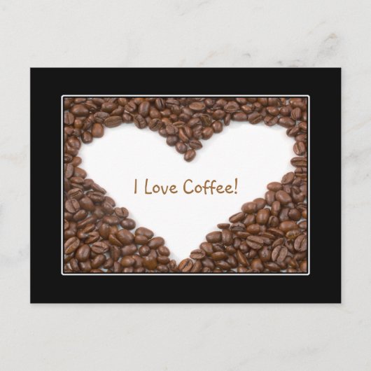 Coffee Heart Briefkaart (Voorkant)