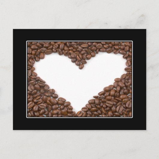 Coffee Heart Briefkaart (Voorkant)
