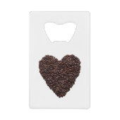 Coffee Heart Creditkaart Flessenopener (Voorkant)