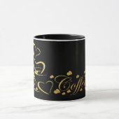 Coffee Heart Gold Mok (Midden)