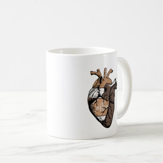 Coffee Heart Organ mok (Voorkant rechts)