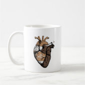 Coffee Heart Organ mok (Links)