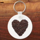 Coffee Heart Sleutelhanger (Voorkant)