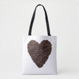 Coffee Heart Tote Bag