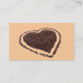 Coffee Heart Visitekaartje (Achterkant)