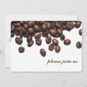 Coffee Heart Wedding Kaart (Achterkant)