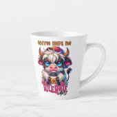 Coffee Helps Me Tolerate Idiots  Latte Mok (Rechts)