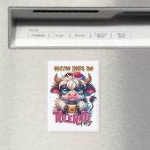 Coffee Helps Me Tolerate Idiots Magneet (Insitu (Vaatwasser))