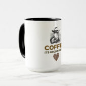 COFFEE. HET IS GOED VOOR JE. MOK (Voorkant links)