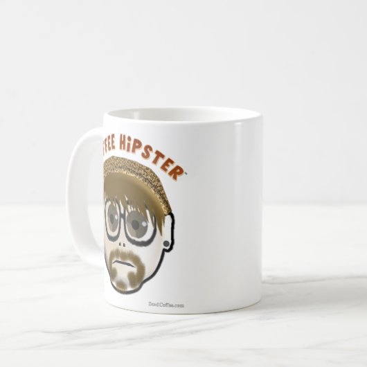Coffee Hipster - mok van games (Voorkant links)