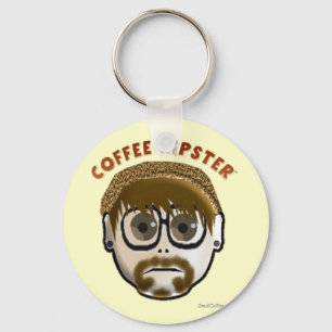 Coffee Hipster - sleutelhanger