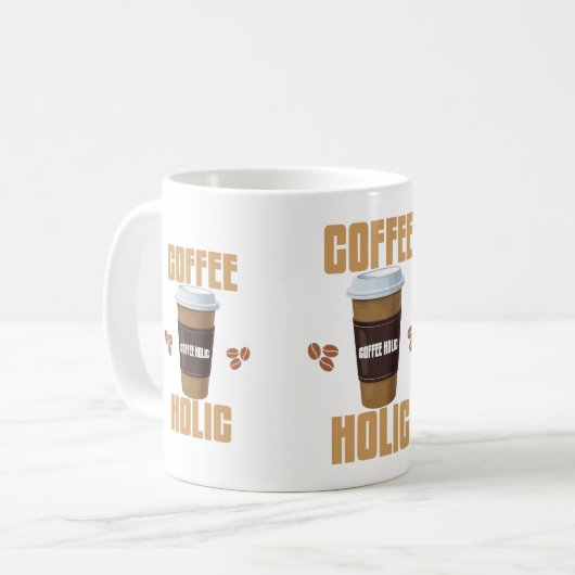 Coffee Holic Koffiemok (Voorkant links)