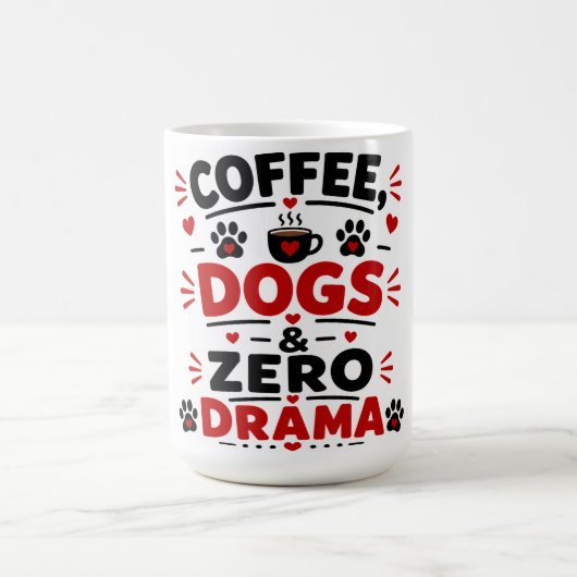 Coffee Honden Zero Drama Koffiemok (Center)
