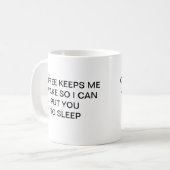 COFFEE HOUDT ME IN DE WEG KOFFIEMOK (Voorkant links)