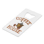 COFFEE HOUSE CREDITKAART FLESSENOPENER (Achterkant Gekanteld)