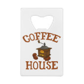 COFFEE HOUSE CREDITKAART FLESSENOPENER (Achterkant)