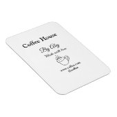 Coffee house made with love add text website socia magneet (Rechterzijde)