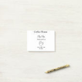 Coffee house made with love add text website socia post-it® notes (Op bureau)