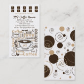 Coffee House Punch | Loyalty-kaarten Klantenkaartje (Voorkant / Achterkant)