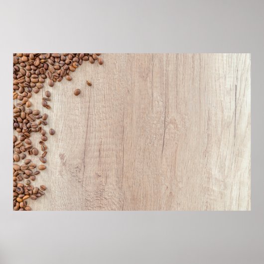 Coffee-houtcafeïne espresso poster (Voorkant)