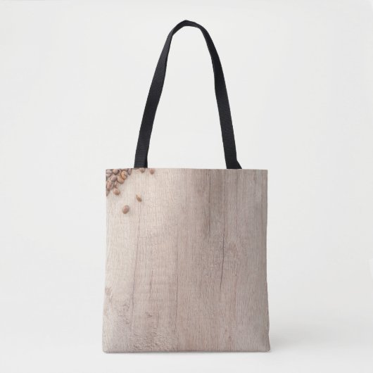 Coffee-houtcafeïne espresso tote bag (Voorkant)