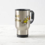 Coffee Humor Cartoon Duck Funny Reisbeker (Voorkant rechts)