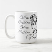 Coffee Humor | Coffee, Caffeine, Repeat Koffiemok (Links)