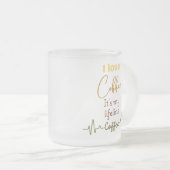 Coffee humor mok cadeau idee voor cafeïne verslaaf (Voorkant rechts)