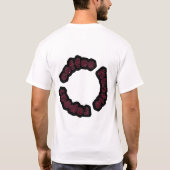 Coffee Hustle Repeat-Motivatie typografie T-shirt (Achterkant)